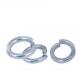 DIN127 Metric Blue-White Zinc Spring Lock Washers With Square Ends