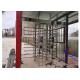 Nfc Gate Full Height Turnstile Temperature Recognition Mechanism SS Double Passage For Stadium Validator