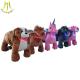 Hansel  hot sale safari ride on toy/ coin operated walking animal children game equipment