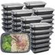 500ml PP Food Storage Container With Lid Freezer Microwave Safe