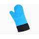 Portable Food Grade Heat Resistant Silicone Cooking Gloves Easy Clean For Baking