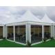 Big 3x3m 4x4m Outdoor Pagoda Tents UV - Resistant For 50 People
