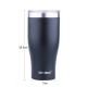 Wholesale 600ml 900ml Big Capacity Vacuum Flask Travel Stainless Steel Coffee Mugs With Custom logo Pattern and Colors