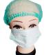 Single Use Disposable Surgical Mask 3 Ply Anti - Flu Nose Bar Adaptable