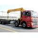 Best Sales 14 Ton Telescopic Boom Truck Mounted Crane Driven By Hydraulic, 35 T