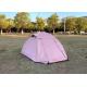 Camping Pink Inflatable Pole Tent PU3000mm Inflatable Camping Tent 3 Person
