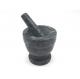 Marble Stone Mortar And Pestle Kitchen Item Convenient Easy Cleaning