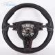12k Plain Weave Porsche Carbon Fiber Steering Wheel Leather ODM With LED