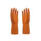 Multi Use Cotton Lined Rubber Gloves Odor Free Natural Latex CE Certificate