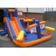 Custom Outdoor PVC Inflatable Water Slide Spray Pirate Theme Park For Kids