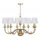Rustic copper chandeliers 8 Lights with lampshade Project Lighting (WH-PC-11)