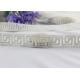 Irregular Graph 100% Cotton Lace Fabric Trim For Garment By The Yard Water Soluble