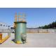 Vertical Round FRP Chemical Tank Industrial Easy Installation 3000mm