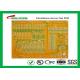 Mortherboard Quick Turn Printed Circuit Boards  with Yellow Solder Mask FR4 1.6MM