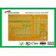 Mortherboard Quick Turn Printed Circuit Boards with Yellow Solder Mask FR4 1.6MM