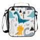 Dinosaur PEVA Lining Insulated Lunch Cooler Bags For Kids