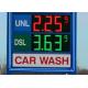 DIP546 18 Led Gas Station Signs , led price display with Auto - dimming