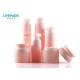 Cosmetic Packaging Airless Acrylic Lotion Bottle 50ml With Pink Design