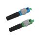 Blue Green FTTH SC UPC APC Quick Assembly Connector