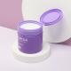 Purple Plastic Packaging Jars  With Flip Top Cap Double Wall 100g 120g 150g 180g 240g