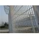 Buckle Post 2.5M Anti Climb Security Fencing Highway Prison Mesh 358