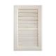 Deformation Resistant Louvered Closet Doors White Color For Bedroom Kitchen