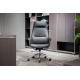 DIOUS Leather Height Adjustable Office Chair High Back For Executive