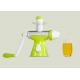 Hand Operated Cold Press Juice Maker , Slow Masticating Juicer No Noisy