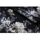 0.5mm Ice Flowers Printed PU Leather With 100% Viscose Backing Fabric