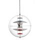 Verpan VP LED Pendant Lights Globe Glass Droplight Art Deco Red Finish