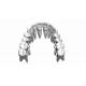 Custom Fixed Orthodontic Appliances Braces Straighten Teeth Stainless Steel Bioceramic
