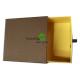 Sliding Rigid Plain Cardboard Gift Boxes , Luxury Cardboard Box With Foam Insert