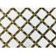 Antique 2mm Decorative Woven Wire Mesh Brass Stainless Steel Cabinets