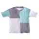 100% Ribbed Cotton Kids Slim Fit Stretchy Patchwork Short Sleeve Tee Shirts Cosy Baby Summer Tops For Girls Boys
