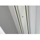 2022 High Quality Aluminium Alloy Double Curved Steel Belt Silent Gliss Smart Electric Curtain Rail Tracks For Bay Windo