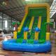 Double Slide Inflatable Water Slide Palm Tree Inflatable Wet Dry Slide For Kids And Adults