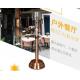 Mushroom Style Fire Sense Hammered Bronze Patio Heater With Adjustable Table