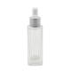 Transparent Elliptic Flat 40ml 18-415 Drop Essence Oil Bottle