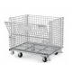 Collapsible Wire Mesh Container Foldable Steel Pallet Storage Cage