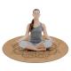 Marble Round Cork Eco Rubber Custom Manufacturer Anti Slip Custom Design Printed Yoga Mat for Fitness Gym Pilates