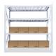 66lbs Free Standing Metal Shelves 100kg Supermarket Display Shelf