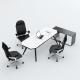 Modern Single Person Office Desk and Chair Stylish Furniture for Manager's Workspace