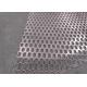 Customized Hexagonal Perforated Metal Sheet 1.2mm 1.5mm Thickness