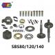 SBS80 SBS120 SBS140 Excavator Hydraulic Pump Parts , 325C Cat Pump Parts