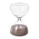 Decorative Clear Glass Hourglass Morden Luxury Style ISO9001 Certificated