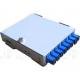 White Color 8 port FTTH terminal box metal shell uesed in end termination of buildings