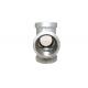 Banded Equal Black Natural Gas Pipe Fittings , Metal Pipe Accessories 1.6Mpa