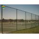 4ft High Chain Link Wire Fence Stretched On Commercial Or Industrial Frame