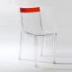transparent plastic hi cut chair clear club dining chair furniture