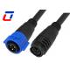 20A Current Rated Push Locking System M19 Waterporof Power Molded Cable Connector